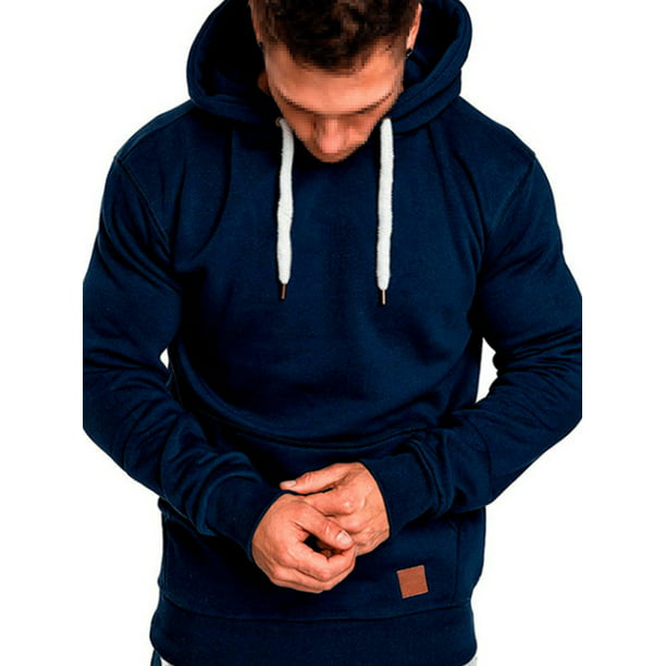 Others Gentle+Academy Mens Long Sleeve Sport Hoodie Pullover Casual Printed Sweatshirt 